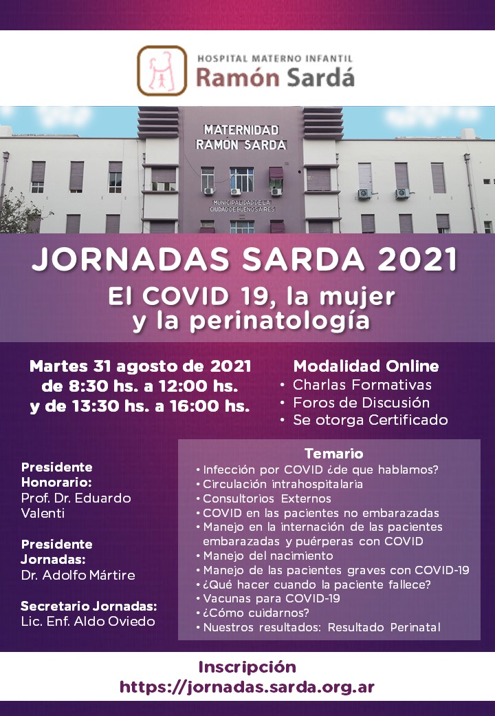 Flyer Jornada Sarda 2021